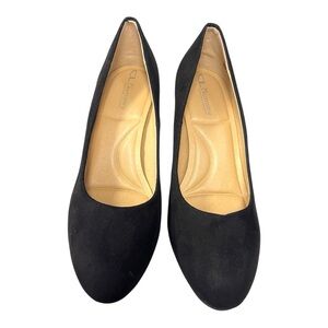 CL by Laundry Black Comfort Cushion Block Heel Pumps – Size 7.5